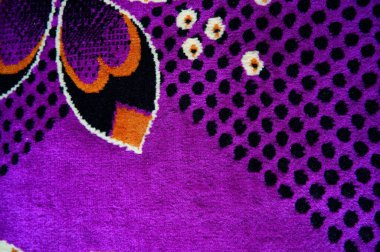 purple flower carpet pattern background
