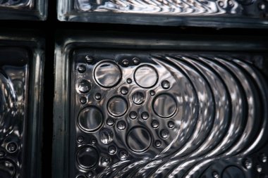 Cam blok duvar desen