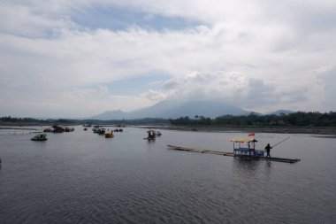 Beautiful View of Bagendit Lake in Garut, West Java, Indonesia.