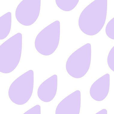 Kusursuz desenli su damlaları. Mavi Su