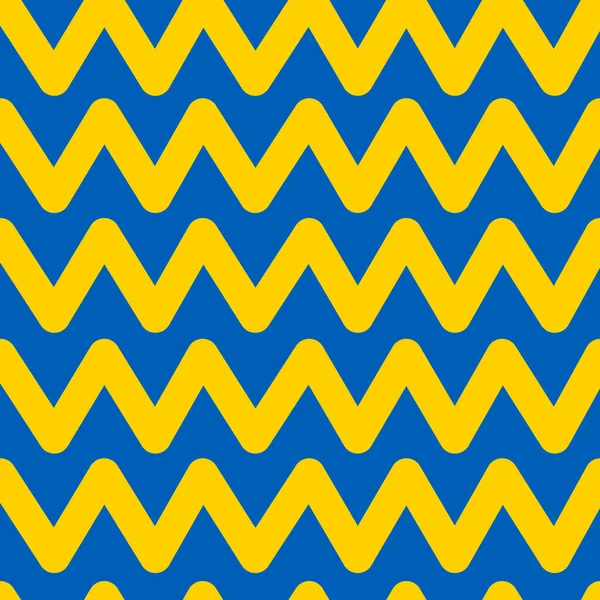 Płynny Wzór Kolorze Niebieskim Żółtym Kolory Flagi Ukraińskiej — Wektor stockowy