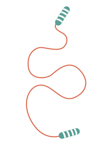 stock vector Jump rope. Cute School Supplies. Vector