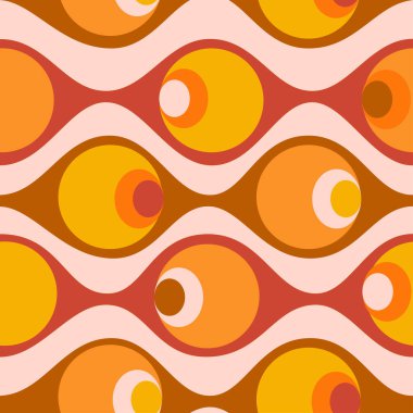 60 'ların geometri geçmişi. 70 'lerin kusursuz dalgaları. Vektör.