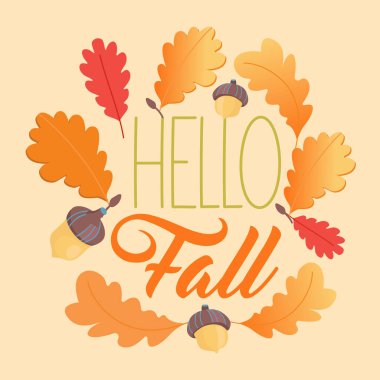 Merhaba Güz - Selamlar. Kartpostal. 