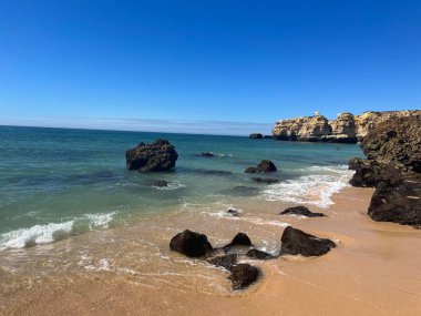 Portekiz 'de Algarve Sahili