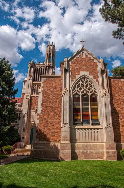 Photograph Beautiful Historic Holy Cross Abbey Canon City Colorado — 스톡 사진