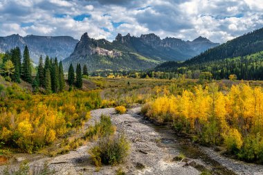 The beautiful fall colors of western Colorado, near Ridgway on a late September day.