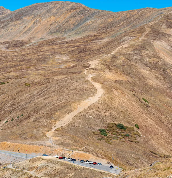 Een Hoge Hoogte Uitzicht Bergen Van Loveland Pass Buurt Van — Stockfoto