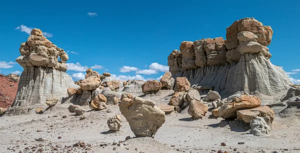 New Mexico Bista Çorak Toprakları Nda Uzun Bir Yürüyüşün Ödülü — Stok fotoğraf