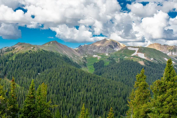 Vasta Naturaleza Cordilleras Mientras Uno Viaja Hacia Paso Independencia Colorado — Foto de Stock