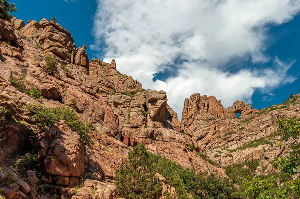 Dört Mil Deresi Nin Oluşturduğu Güzel Kanyon Ülkesi Colorado Nun — Stok fotoğraf