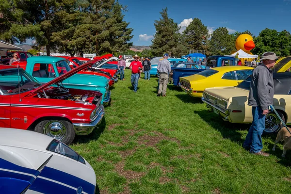 Canon City Usa June 2023 Vintage Cars Peoople Attract 41St — Stock Photo, Image