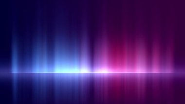 Parlak neon ışınları ve parlak çizgileri olan soyut renkli bir arka plan. Pembe kırmızı mavi döngü arka plan. Işık hızında. Kusursuz döngü canlandırması