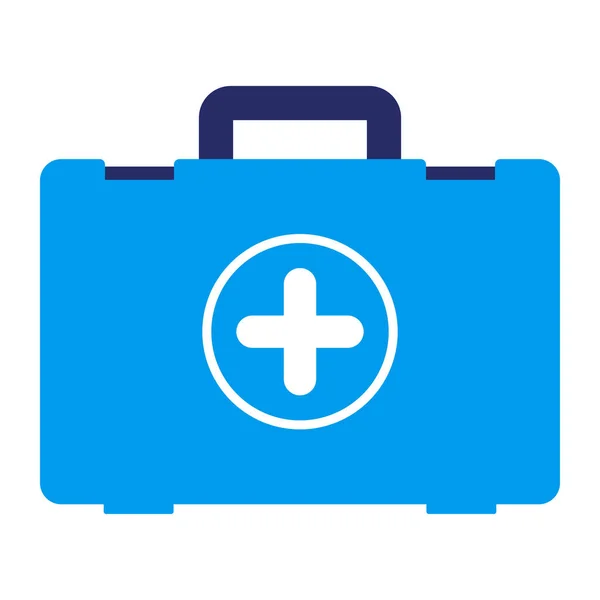 Ícone Kit Primeiros Socorros Conceito Emergência Saúde — Vetor de Stock