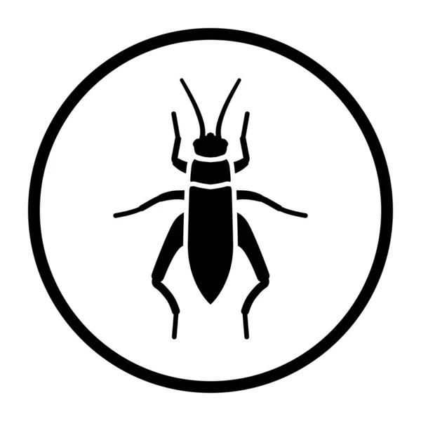Une Icône Insecte Couleur Isolée Sur Fond Blanc — Image vectorielle