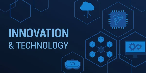 Technologies Information Télécommunications Concepts Fond Avec Des Icônes Internet Communication — Image vectorielle