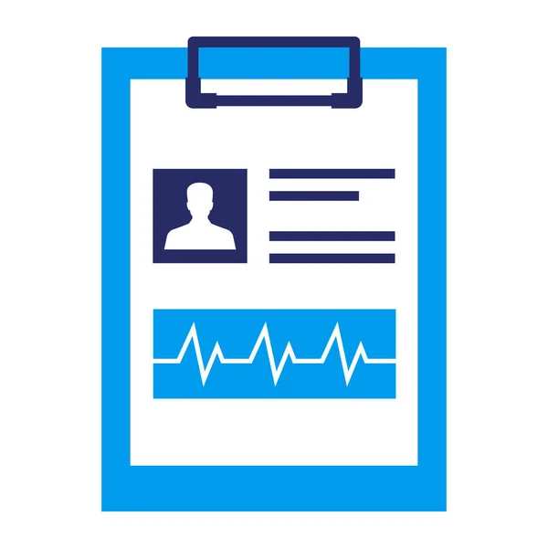 Patient Medical Records Icon Medicine Healthcare Concept — Stock Vector