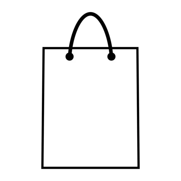 Einkaufstaschen Symbol Isoliert Auf Transparentem Hintergrund Online Shopping Konzept — Stockvektor