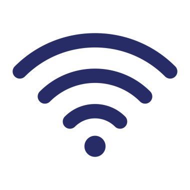 Kablosuz internet bağlantısı, izole edilmiş simge