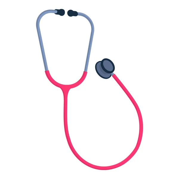 Stetoscopio Medico Professionale Concetto Medicina Assistenza Sanitaria Isolato — Vettoriale Stock