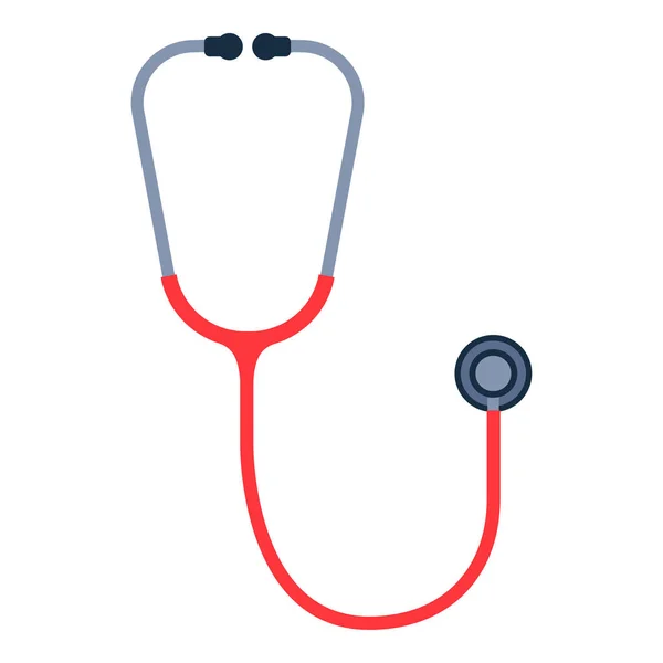 Stetoscopio Medico Professionale Concetto Medicina Assistenza Sanitaria Isolato — Vettoriale Stock