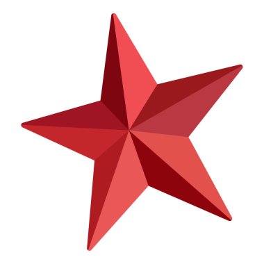 Dekoratif parlak Noel yıldızı izole edilmiş, tatiller ve kutlamalar konsepti