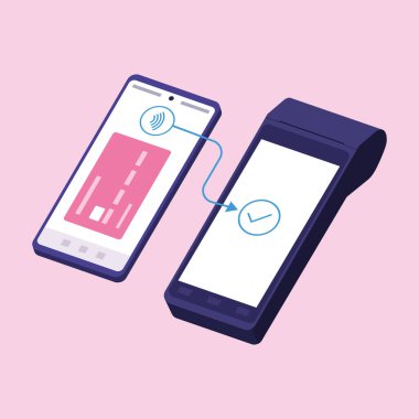 POS terminali akıllı telefondan dijital cüzdan ödemesini kabul ediyor