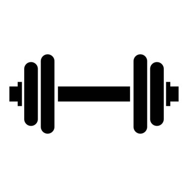 Halterler, halterciler, spor ve egzersiz ikonu
