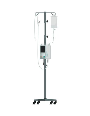 Damla ve damardan pompa verin.