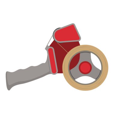 Yapışkan bantlı bant kutusu, iş aracı izole