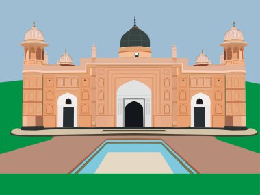 Fort vektör resimleme şablonu