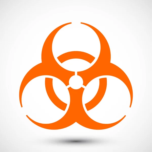 Biohazard Symbol Hintergrund Isolierte Vektorillustration Des Biohazard Symbols Symbole Können — Stockvektor