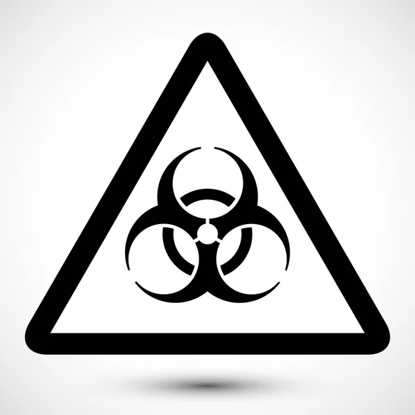 Biohazard Symbol Hintergrund Isolierte Vektorillustration Des Biohazard Symbols Symbole Können — Stockvektor
