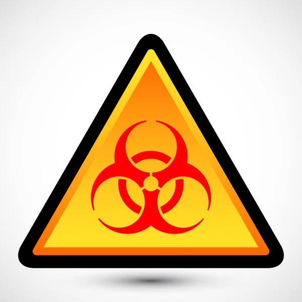 stock vector Biohazard Symbol on background. Isolated vector illustration of biohazard symbol. Icon can be used as a poster, wallpaper, t-shirt design, or webdesign icons.