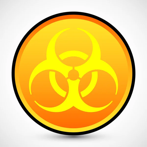 Stock vector Biohazard Symbol on background. Isolated vector illustration of biohazard symbol. Icon can be used as a poster, wallpaper, t-shirt design, or webdesign icons.