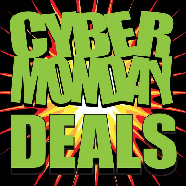 Cyber Monday Vector Explosion etiketleri, etiketleri ya da satış simgesi. İndirim Fiyat etiketleri, imza veya özel teklif simgesi