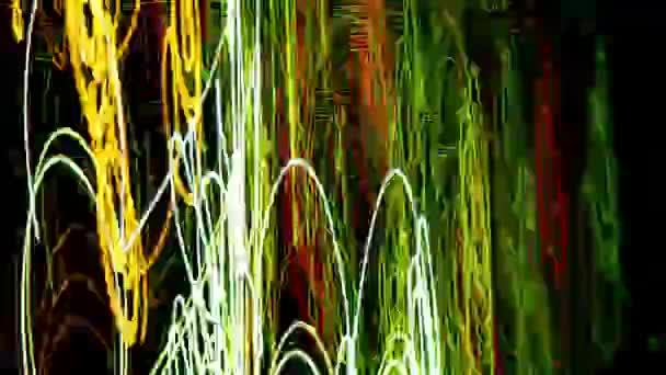 Urban Street Electricity Lights Time Lapse Loop Abstract Background Texture — Video