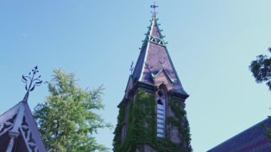Necropolis Şapeli, Necropolis Mezarlığı, 1850 'de Toronto' da kurulmuş, Cabbagetown 'da. Gotik stil ve belirlenmiş miras mülkü: Toronto, Ontario, Kanada - 12 Temmuz 2022