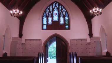 Necropolis Şapeli, Necropolis Mezarlığı, 1850 'de Toronto' da kurulmuş, Cabbagetown 'da. Gotik stil ve belirlenmiş miras mülkü: Toronto, Ontario, Kanada - 12 Temmuz 2022