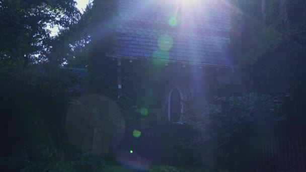 Часовня Некрополя Кладбище Некрополиса Старейшее Торонто Основанное 1850 Году Расположенное — стоковое видео