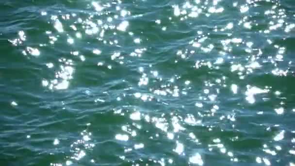 Soyut Bulanık Mavi Yeşil Bokeh Arkaplan Büyük Kanada Göllerinin Parlak — Stok video