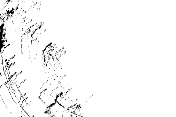Monochromatic Stop Freeze Frame Black White Grunge Pencil Doodle Scribbles — Stock vektor