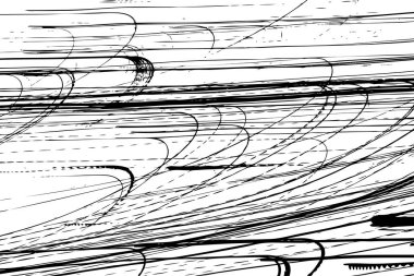 Scribble with pen or pencil strokes brush. Hand drawn with chaotic randomized abstract black white patterns scratches. Doodle for covers, posters and cards. Vector.