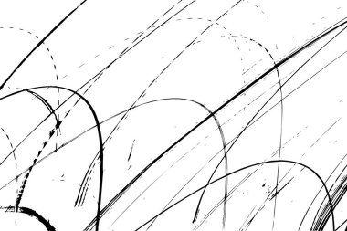 Scribble with pen or pencil strokes brush. Hand drawn with chaotic randomized abstract black white patterns scratches. Doodle for covers, posters and cards. Vector.