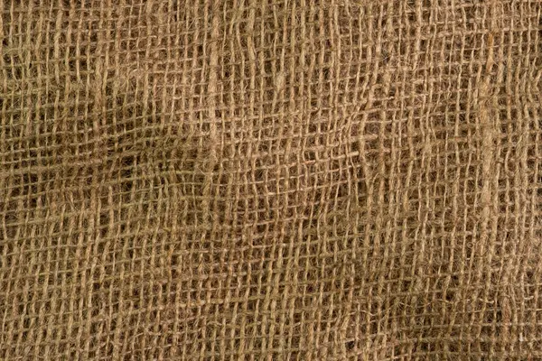 Sfondo Texture Iuta Superficie Marrone Tessuto Tela Arte Pianta Avvolgere — Foto Stock