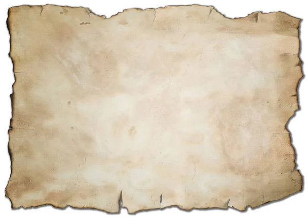 Página Manuscrito Medieval Velho Pergaminho Bruxaria Queimada Vista Superior Conceito — Fotografia de Stock