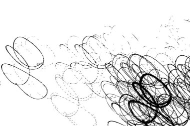 Motion sketch freeze frame of night lights in big city. Urban light trails from buildings and street lights in downtown long exposure trace. Bright colourful long exposure light trails. Vector.