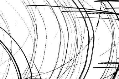 Motion sketch freeze frame of night lights in big city. Urban light trails from buildings and street lights in downtown long exposure trace. Bright colourful long exposure light trails. Vector.