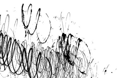 Motion sketch freeze frame of night lights in big city. Urban light trails from buildings and street lights in downtown long exposure trace. Bright colourful long exposure light trails. Vector.