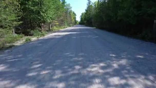 Sürücü Plakası Ileri Bakıyor Manzara Pov Araba Manzaralı Kırsal Düz — Stok video